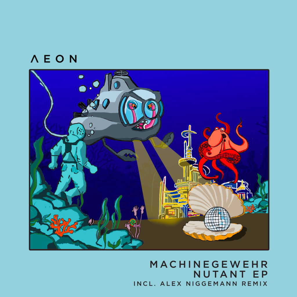 AEON054 Machinegewehr Nutant EP Incl Alex Niggemann Remix EP cover